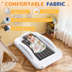 Abdtech bed surface with velvet flock delivers cloud-like comfort.