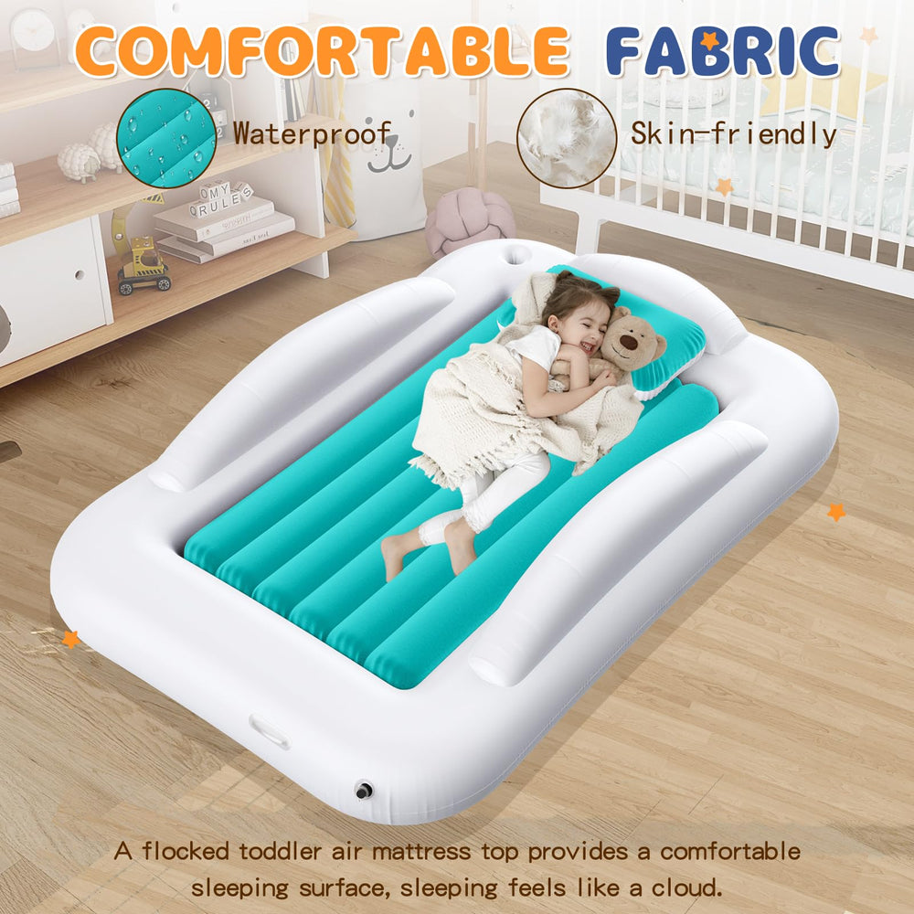 Abdtech velvet flock surface provides a soft, cloud-like sleeping feel.