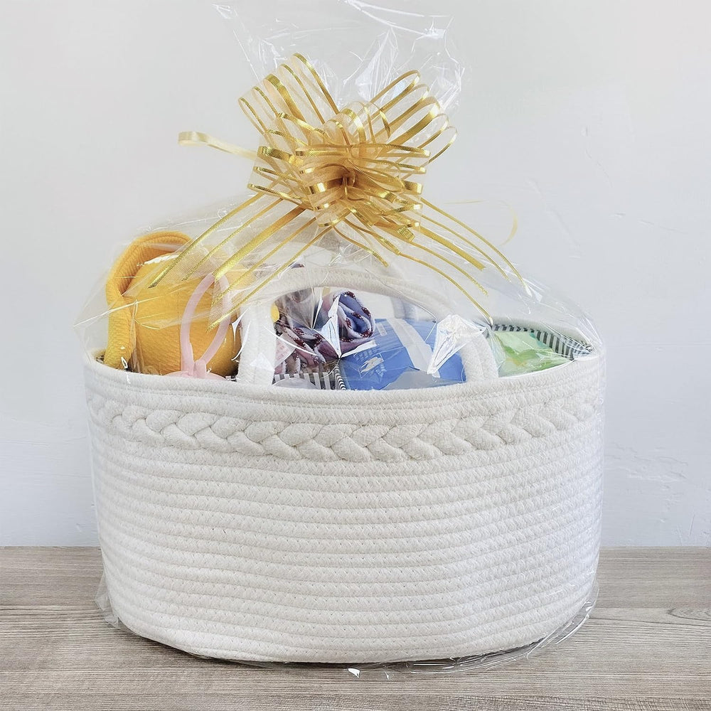 ABenkle Baby Diaper Caddy three compartments keep diapers and wipes neatly within reach