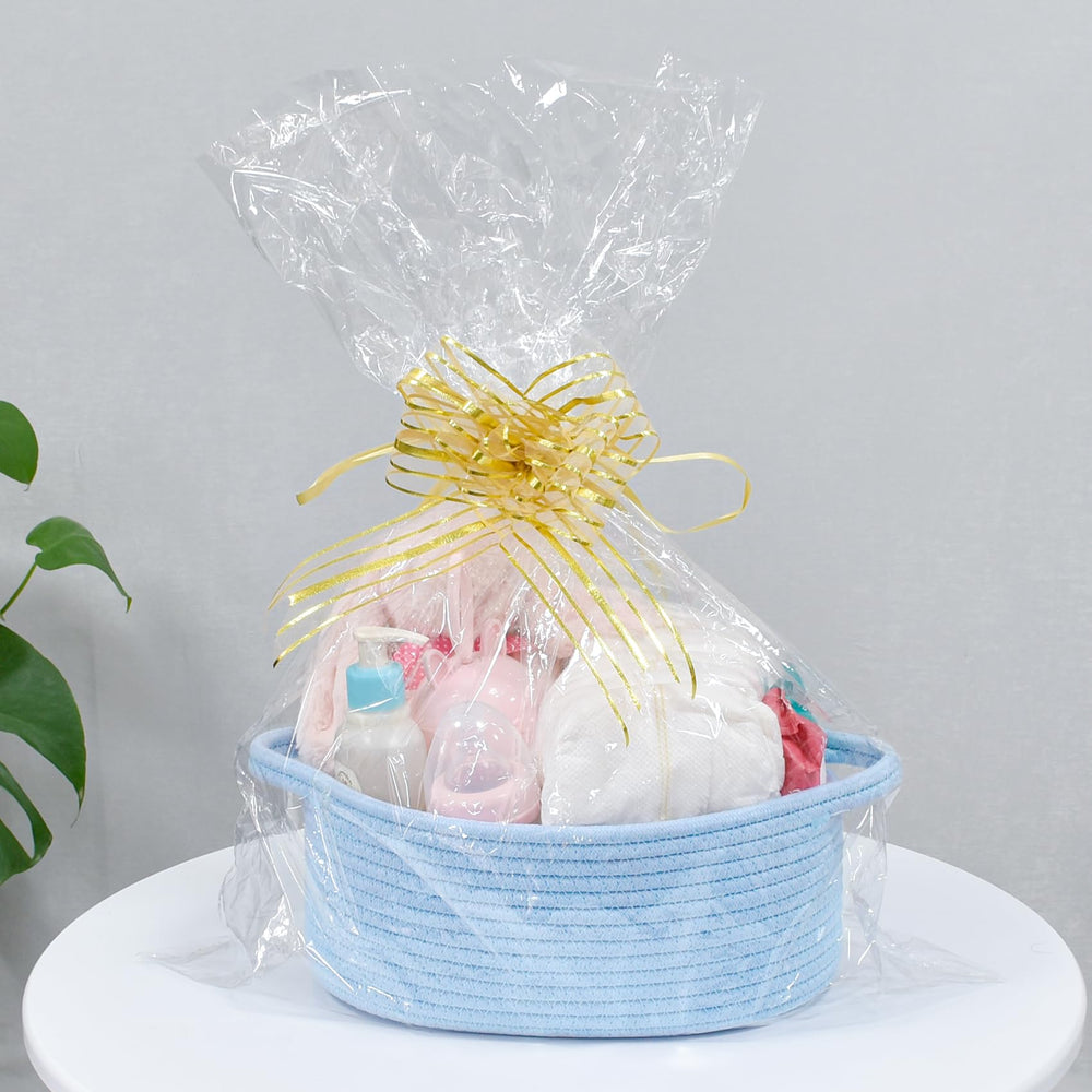 ABenkle baby-room organizer blue demonstrates safe, chemical-free materials suitable for baby items.