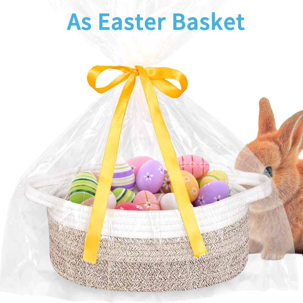 ABenkle baby-room organizer basket fits nursery items with soft, skin-friendly material.