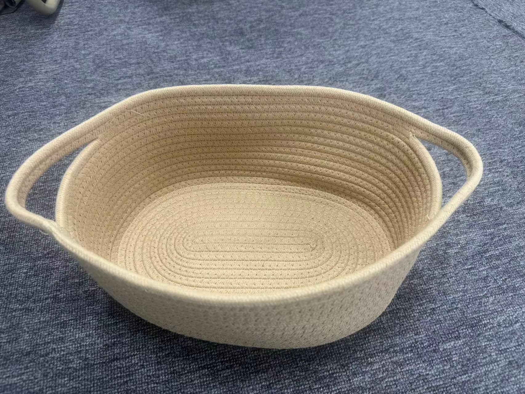 ABenkle basket folded and ready to reshape for storage