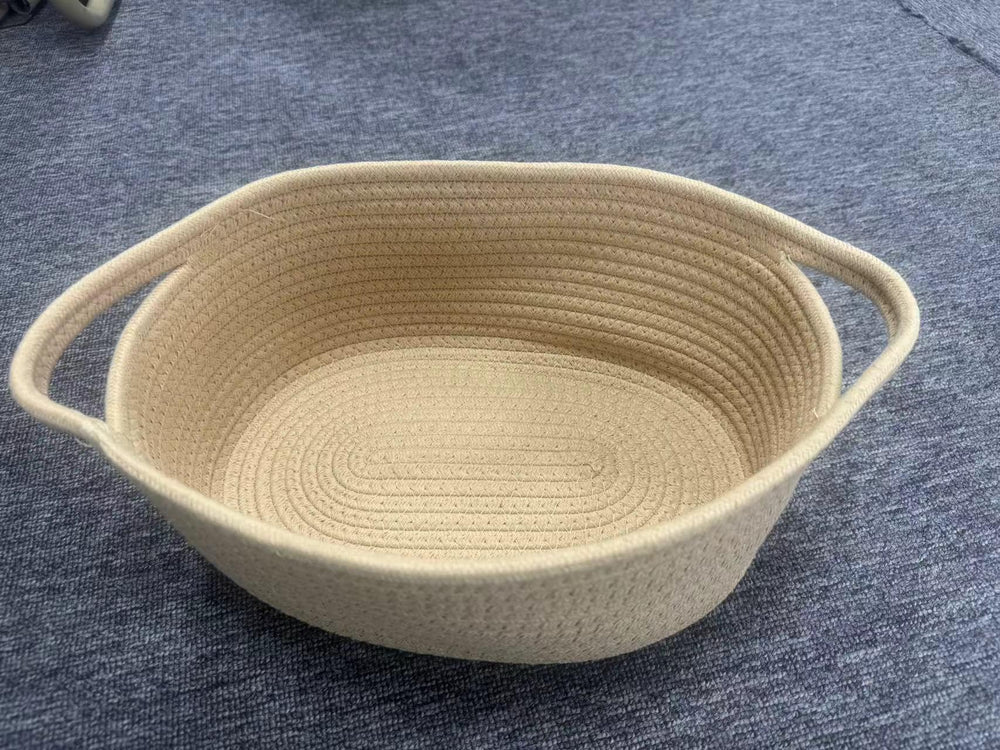 ABenkle basket folded and ready to reshape for storage