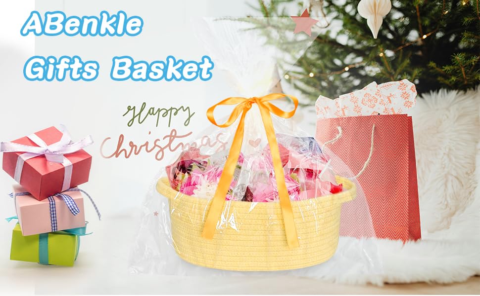 ABenkle decorative basket suitable for living room, kitchen, or closet