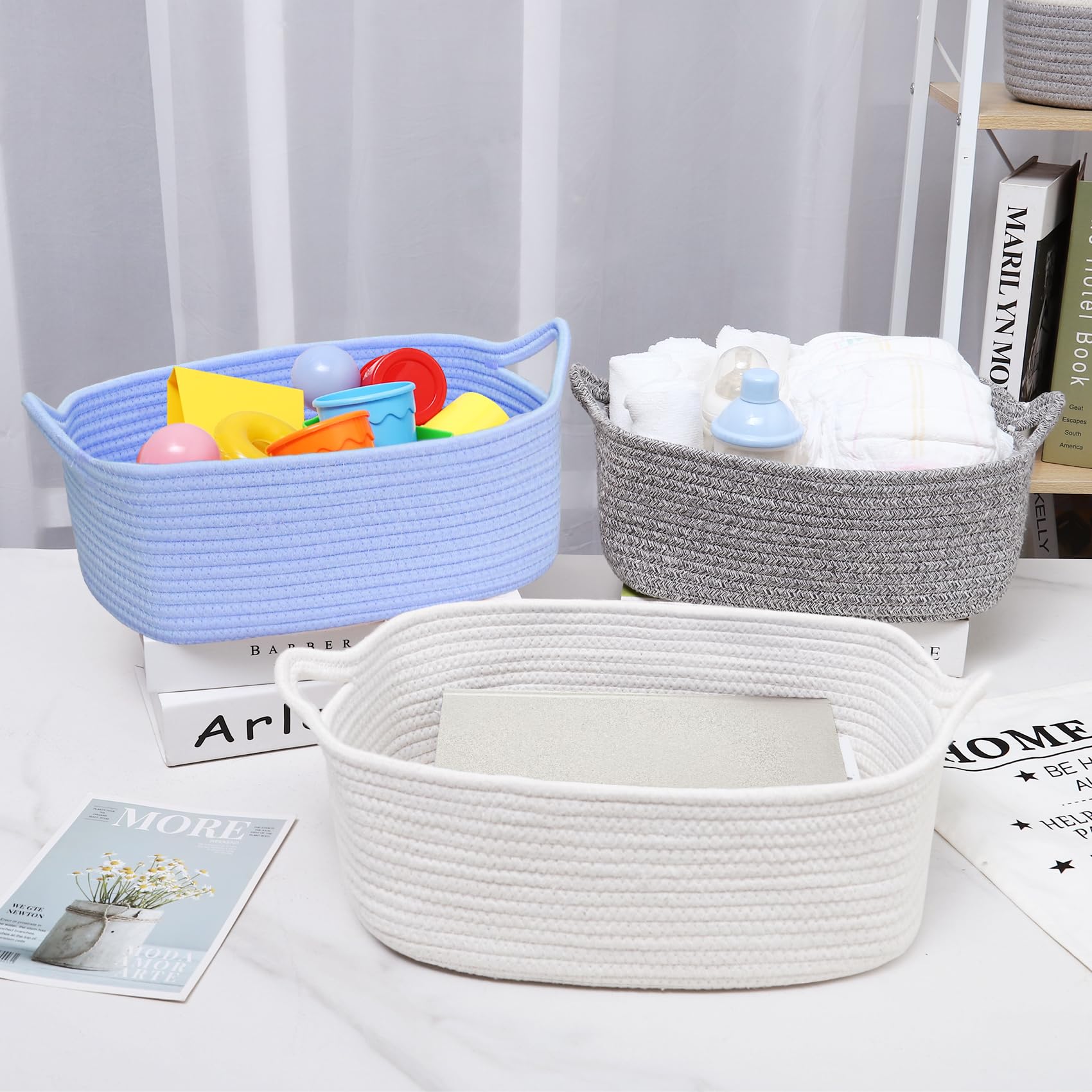 ABenkle dog cat toy bin keeps play area tidy and toys within reach