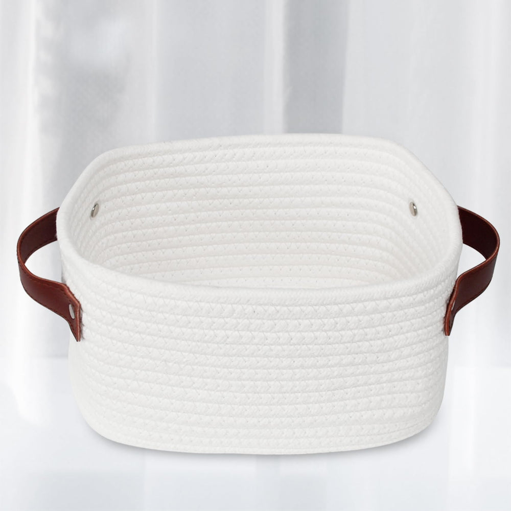 ABenkle folded basket reshaped by towel to restore form.