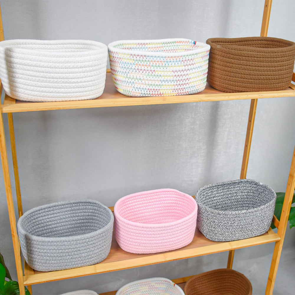 ABenkle remote and cable basket helps keep desks tidy.