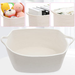 ABenkle nursery basket on shelf ideal for baby items