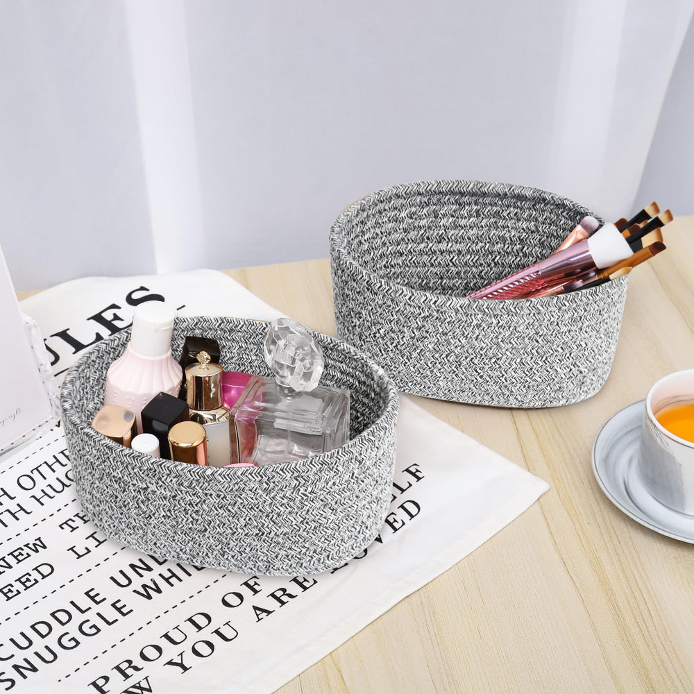 ABenkle nursery spa basket gentle storage for baby items.
