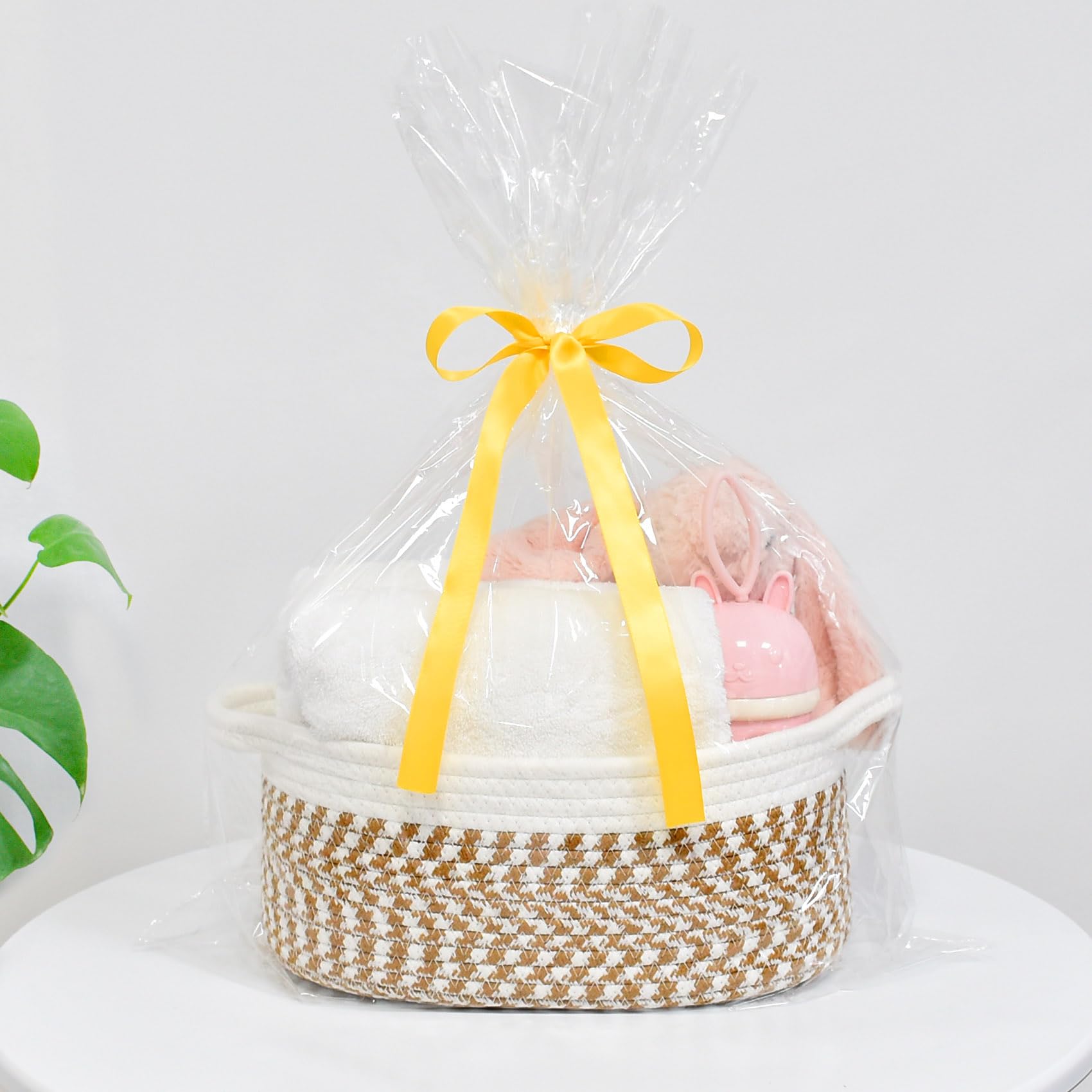 ABenkle rope storage basket natural texture ideal for nursery or living spaces