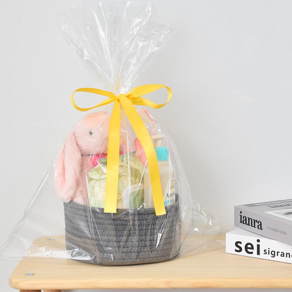 ABenkle decorative shelf basket blends with modern decor for tidy spaces.