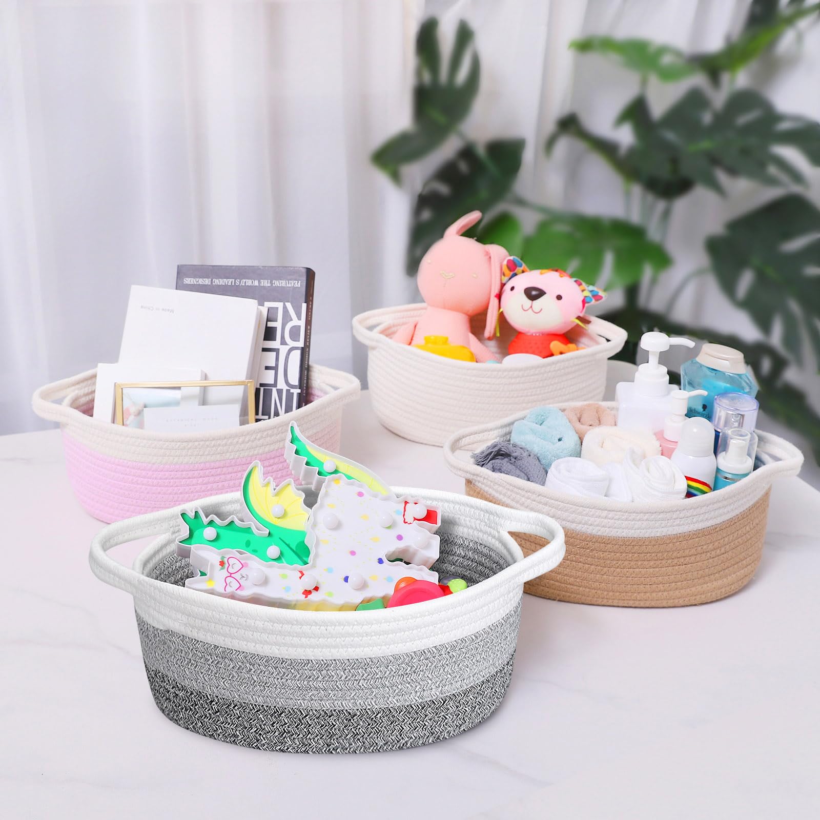 ABenkle shelf storage bin on a cubby for neat, accessible items