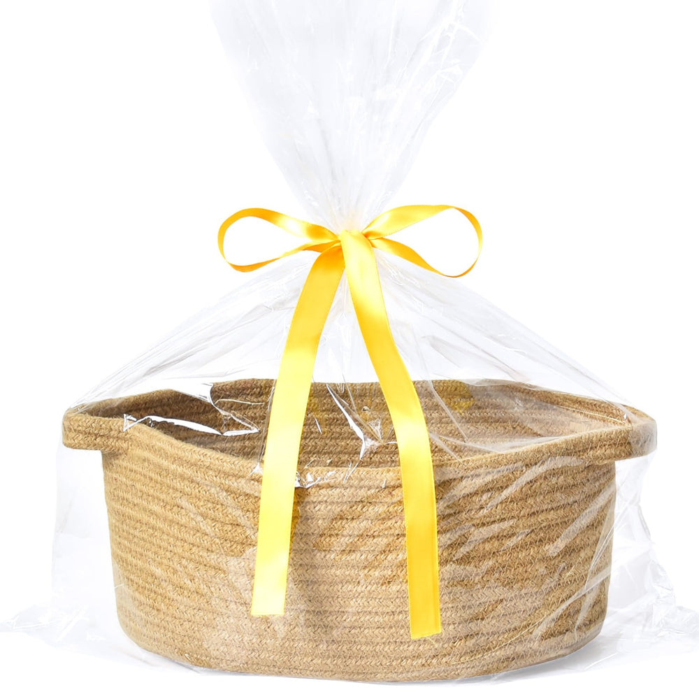 ABenkle small basket 12x8x5 open-top for organized storage