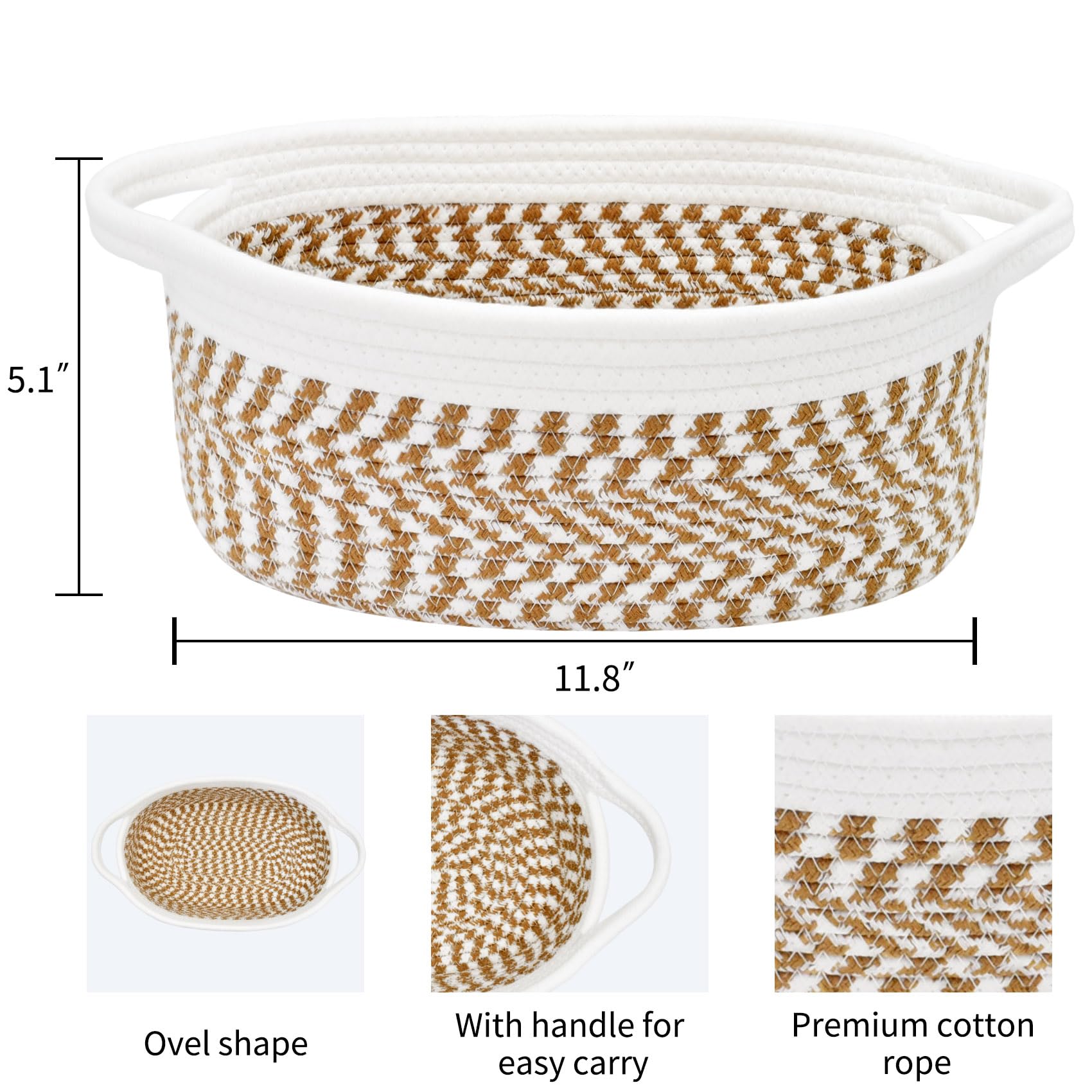 ABenkle small basket side handle showcases portable organization for shelves