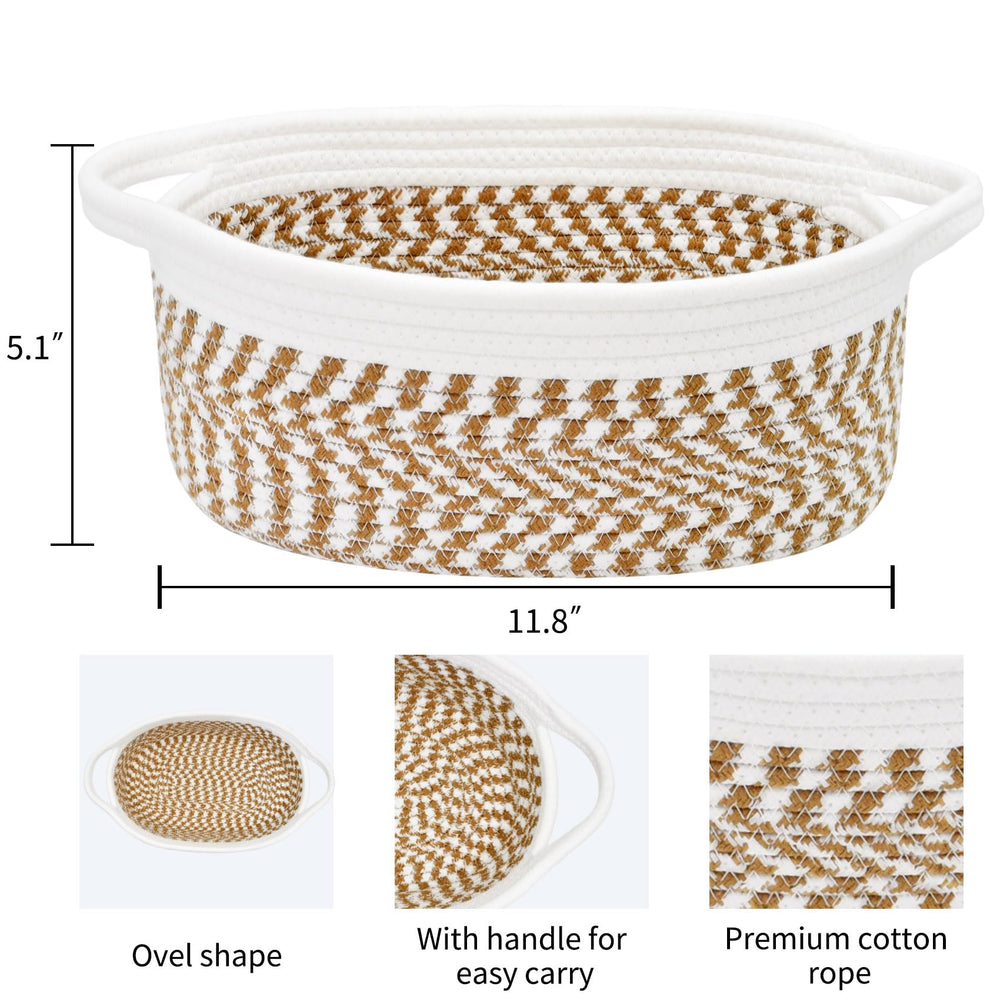 ABenkle small basket side handle showcases portable organization for shelves