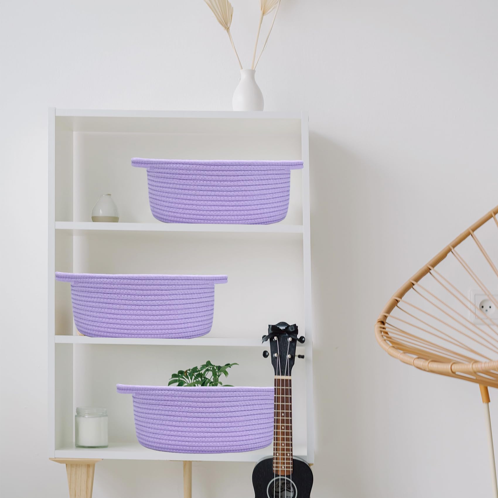 ABenkle small basket dimensions 12x8x5 fits compact spaces.