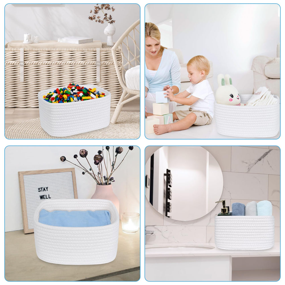 ABenkle small basket drawer organization illustrates easy access and decluttered shelves
