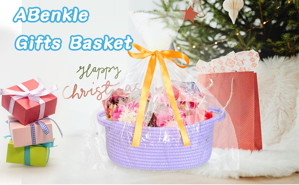 ABenkle kitchen organizer basket keeps toiletries tidy and accessible.