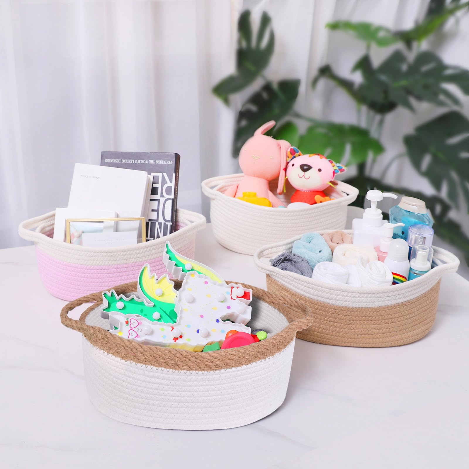 ABenkle small basket in nursery decor ideal for toys and babies’ essentials