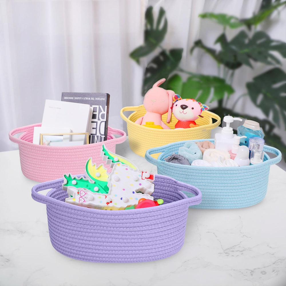 ABenkle Small Basket in nursery, neatly organizing essentials