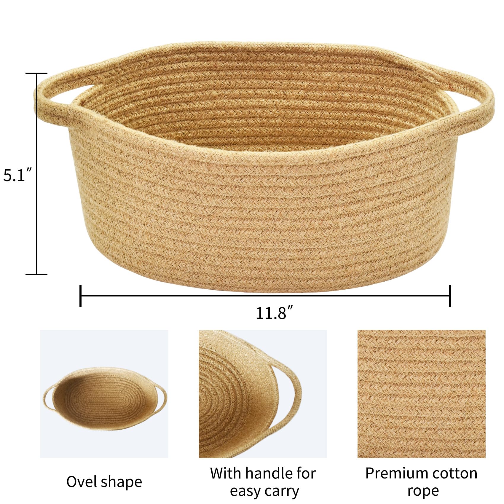 ABenkle small basket on a shelf illustrating organized space and compact size