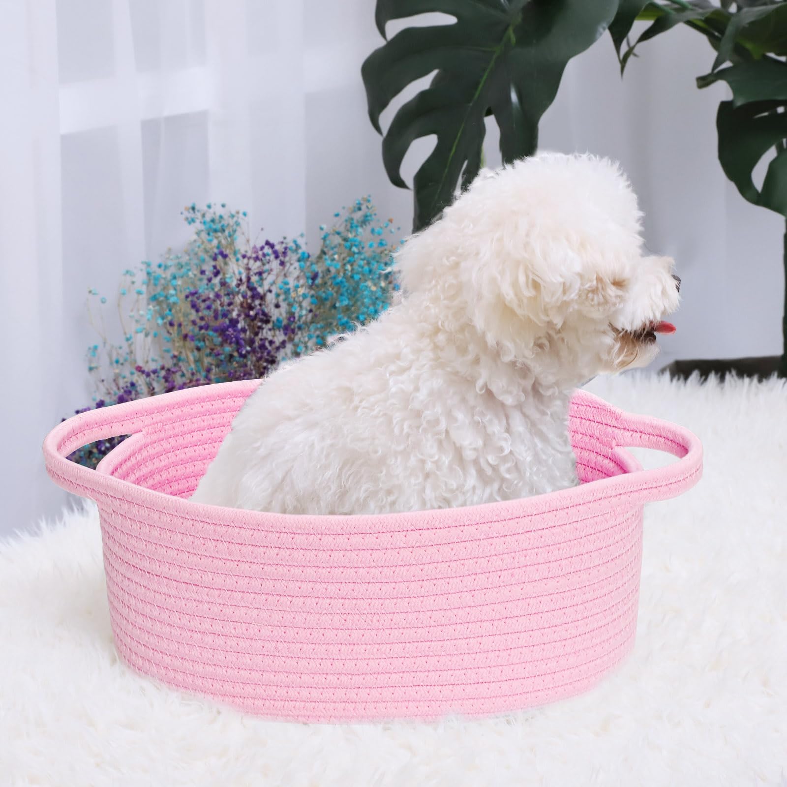 ABenkle Small Basket used for toy storage in playroom