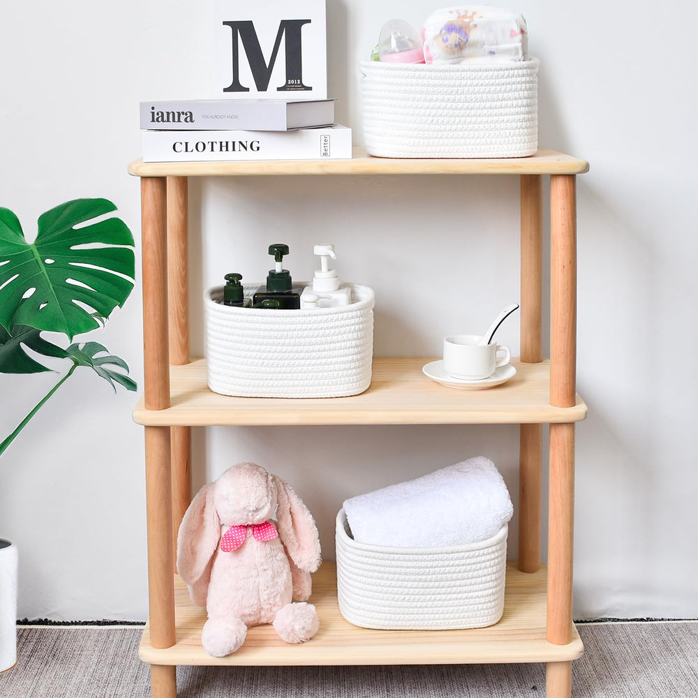 ABenkle small basket toy storage showcases versatile clutter control for kids