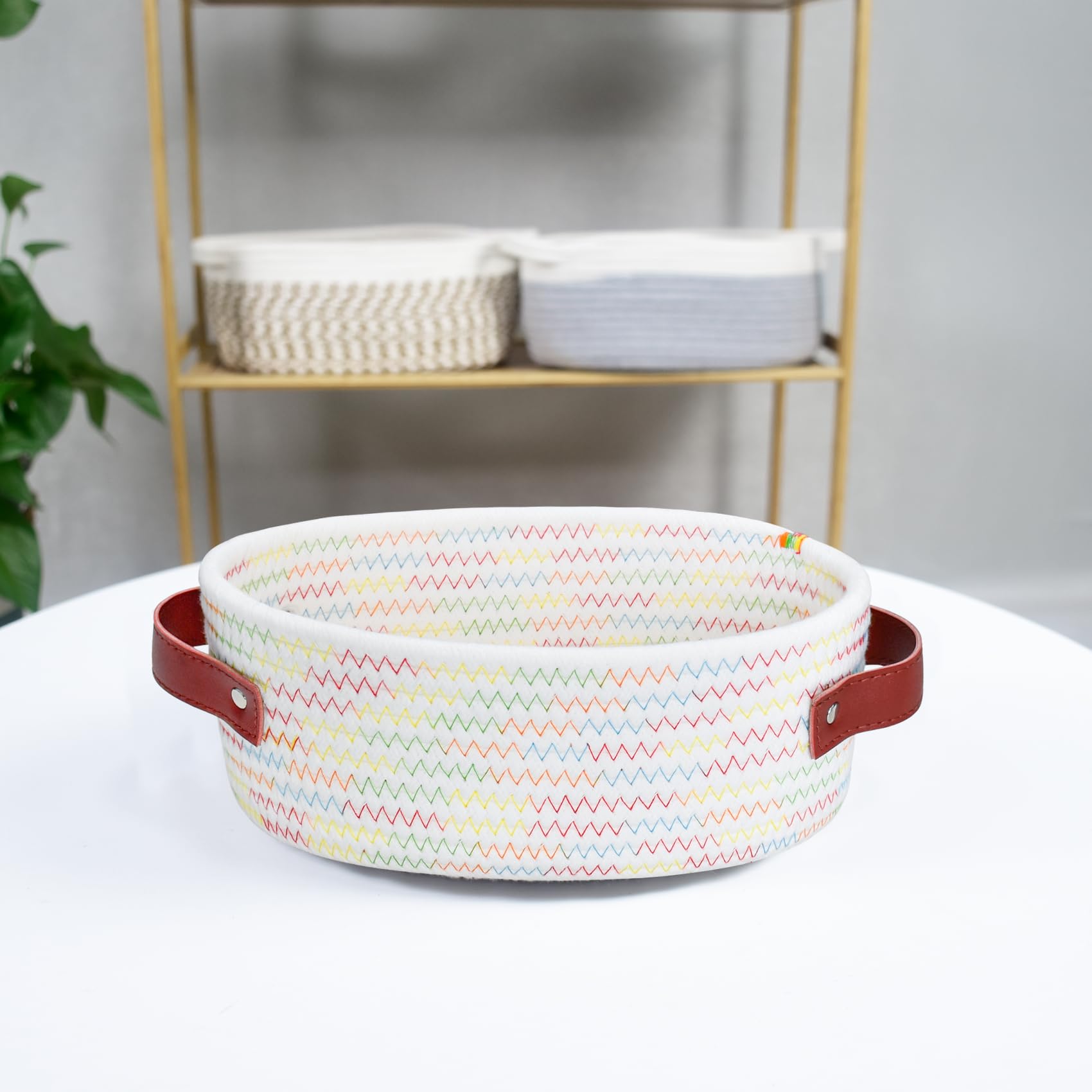 ABenkle small oval basket enhances gift presentation for Easter and celebrations