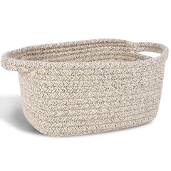 ABenkle small-storage-basket left view; compact organizer for small items