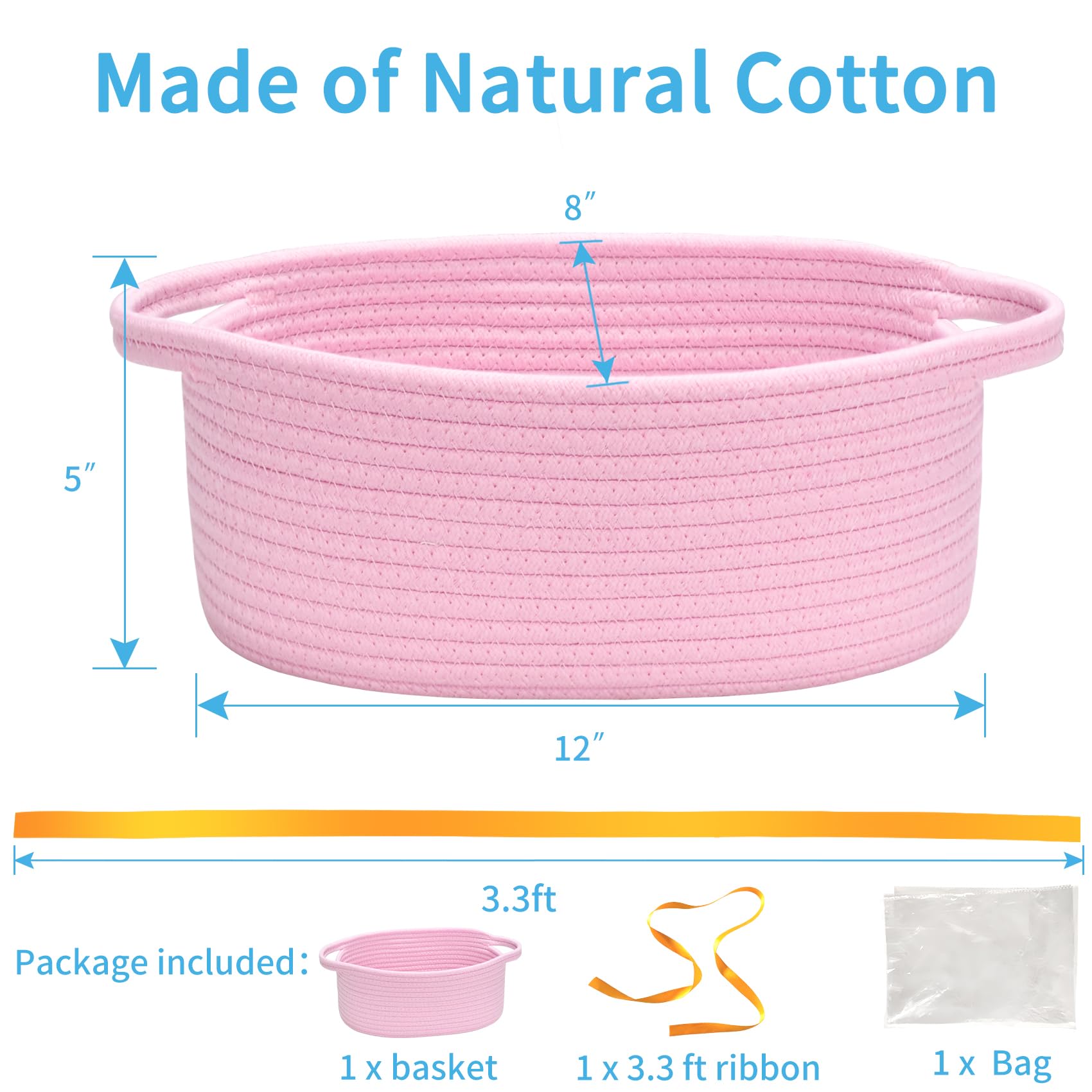 ABenkle small woven Easter basket 12x8x5 demonstrates compact storage and display.