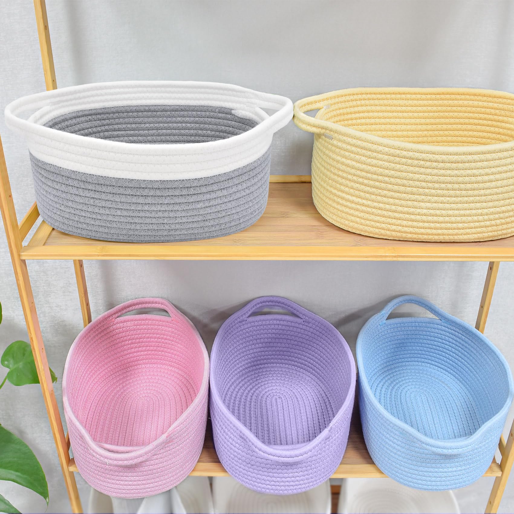 ABenkle soft-cotton-basket-12x8x5 perfect for blankets and towels