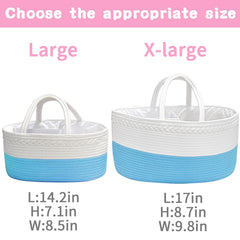 ABenkle diaper caddy removable dividers keep nursery essentials neatly separated.