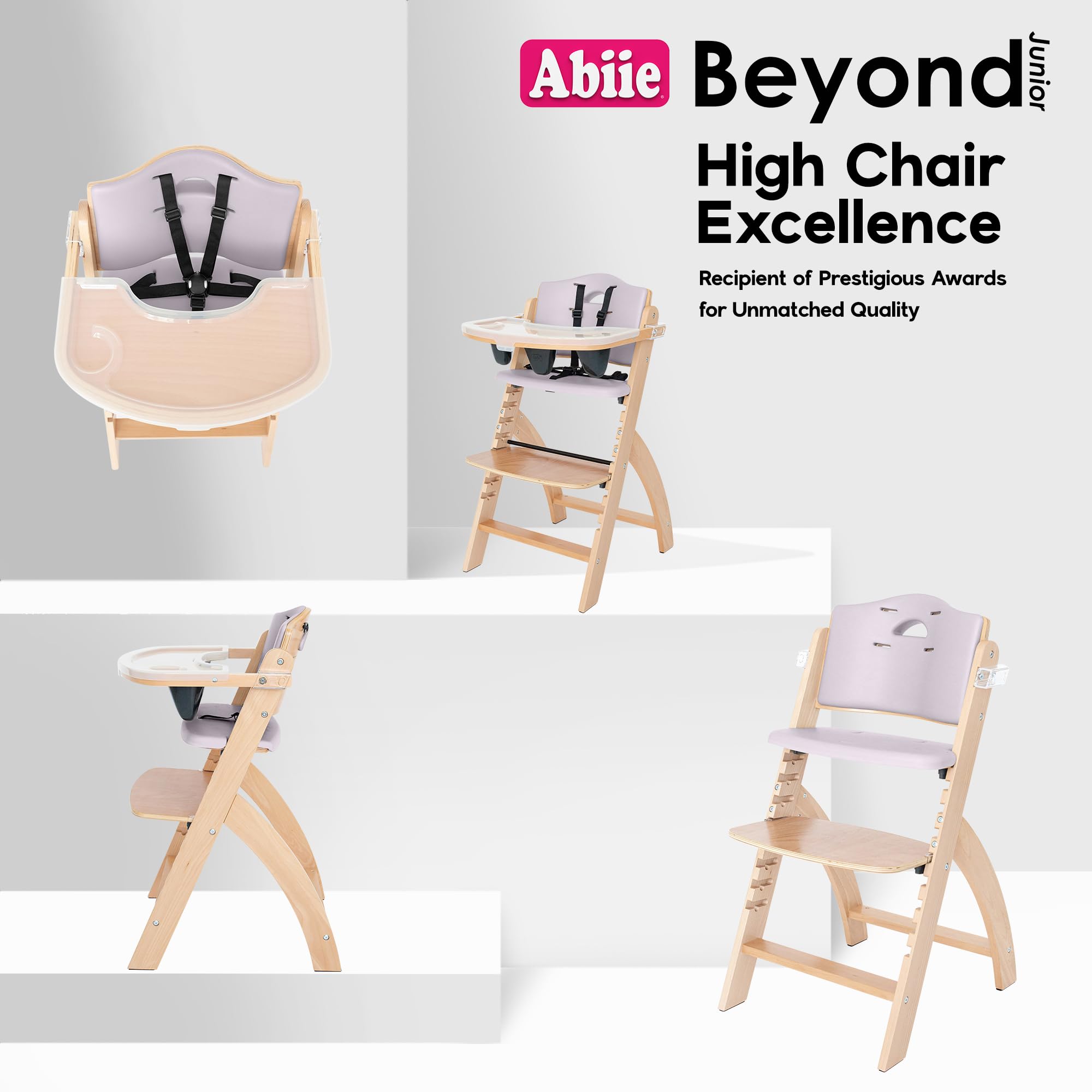 Abiie Beyond Junior chair includes a 3-year warranty with optional extensions