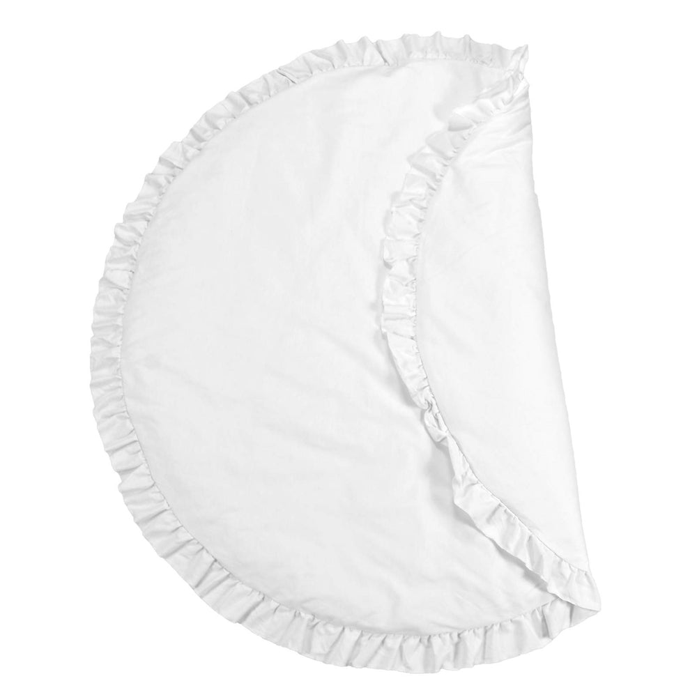 ABREEZE round rug like mat blends soft feel with cozy decor