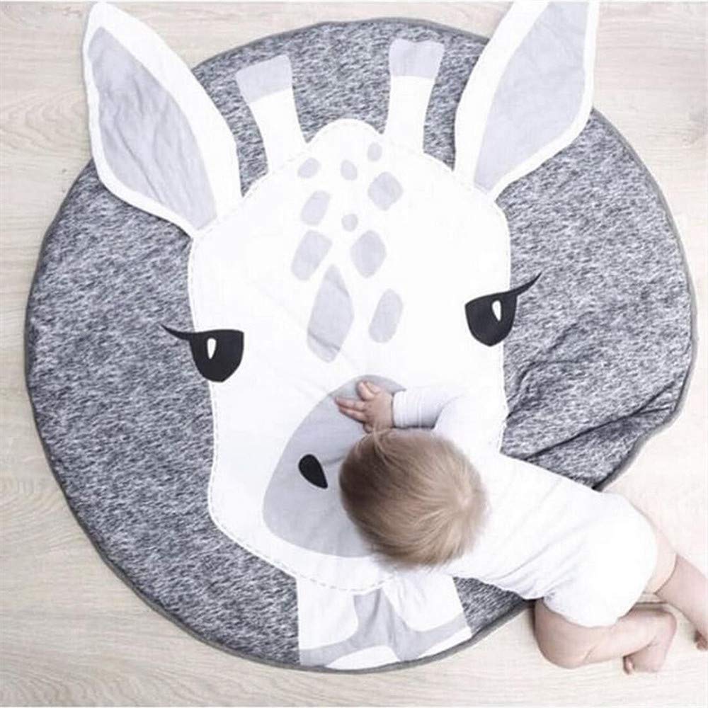 ABREEZE Baby playmat crawling-area highlights versatility for crawling and quiet play.