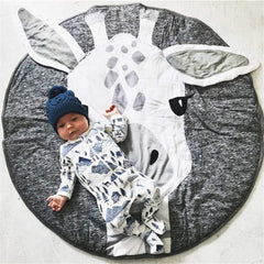ABREEZE nursery rug soft cotton surface ideal for tummy time and play.