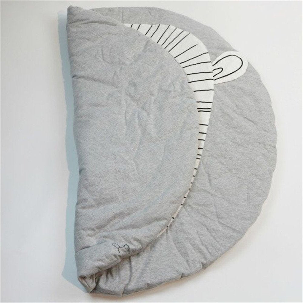 ABREEZE washable animal rug keeps cleaning simple after spills.