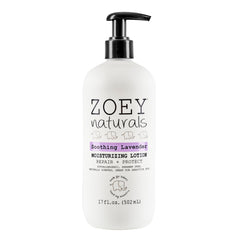 Absolutely Natural Zoey Naturals lavender lotion bottle for gentle baby skincare.