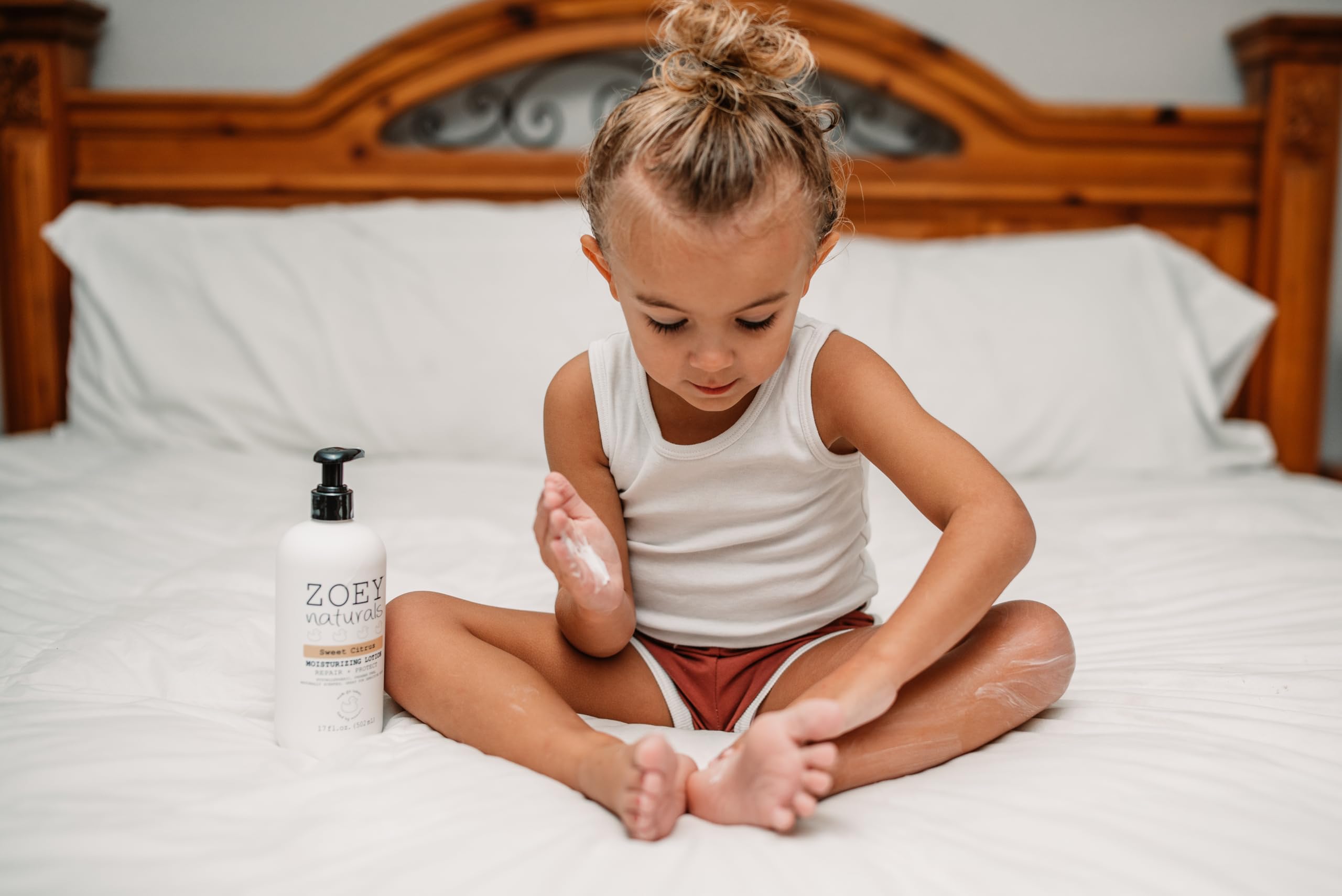 Zoey Naturals Sweet Citrus lotion avocado oil for nourishing hydration