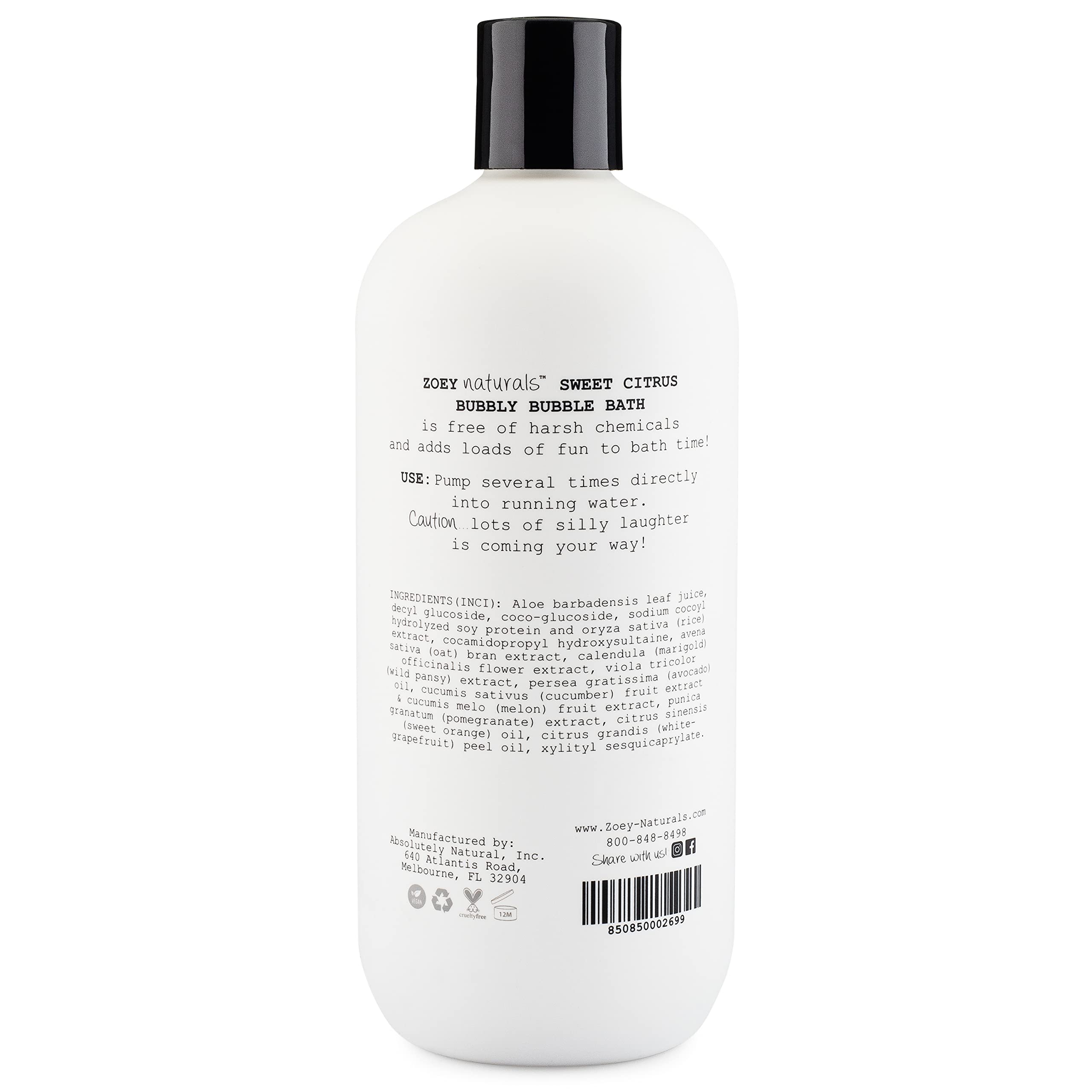 Natural fruit extracts feature cucumber, melon, and pomegranate for hydrating skin.