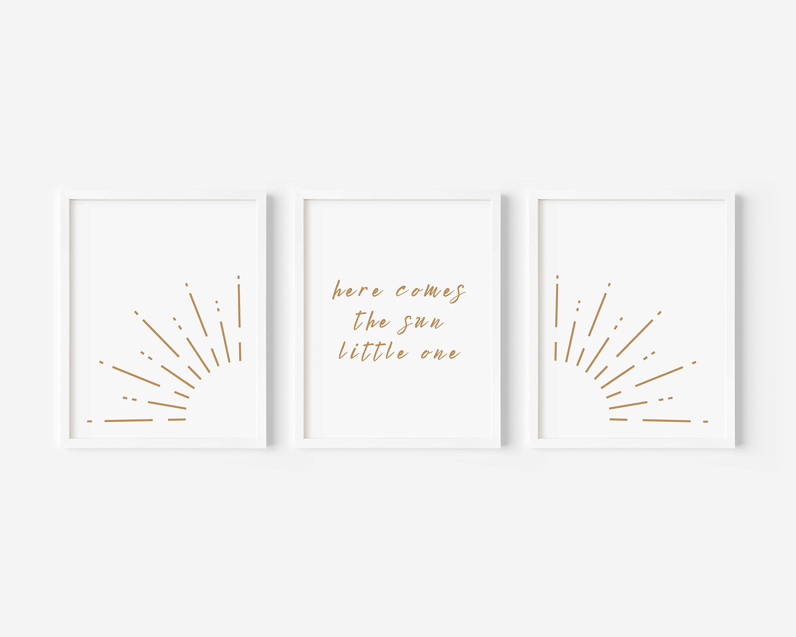 Abundance Art Boho sunrise nursery art 8x10 enhances neutral decor