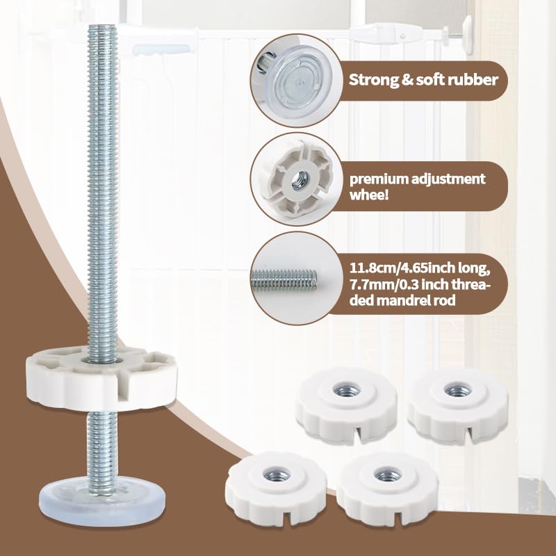 Abvsdu 4-piece kit helps replace worn rods for continued reliable gate function.