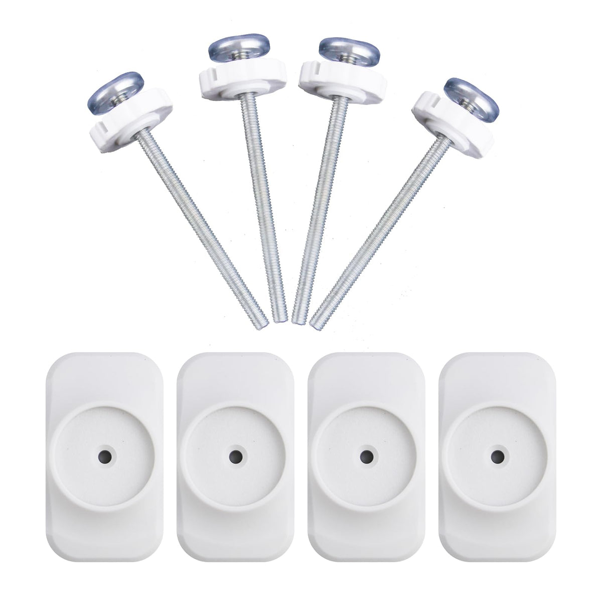Abvsdu baby gate extender 125cm extension showing long reach for secure doorways.