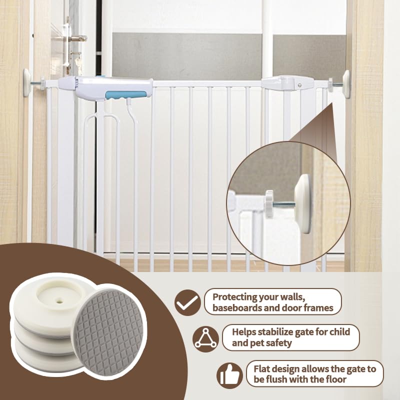 Abvsdu natural rubber parts provide cushioning without compromising gate aesthetics.