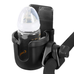 Accmor 2-in-1 cup holder and phone holder keeps drinks and calls visible