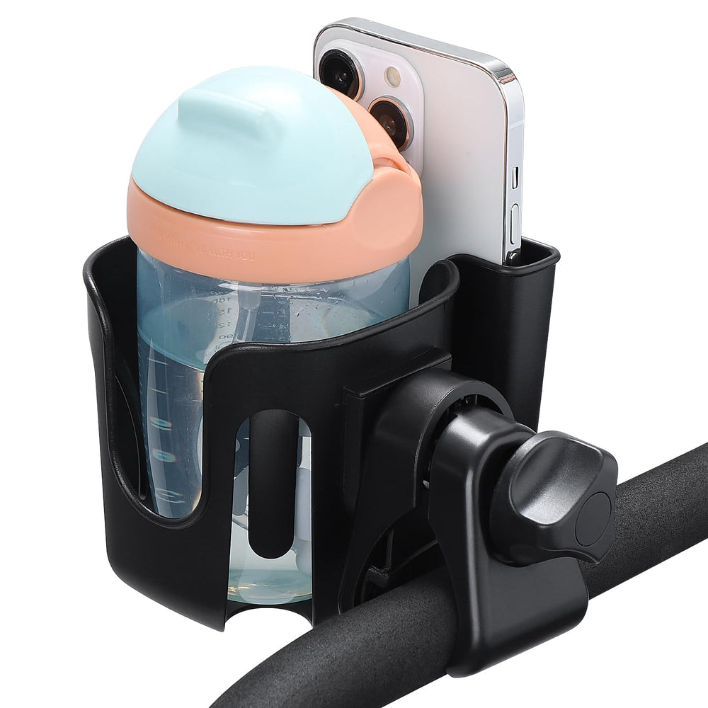 Accmor 360° rotatable cup holder enables easy angle adjustment while walking