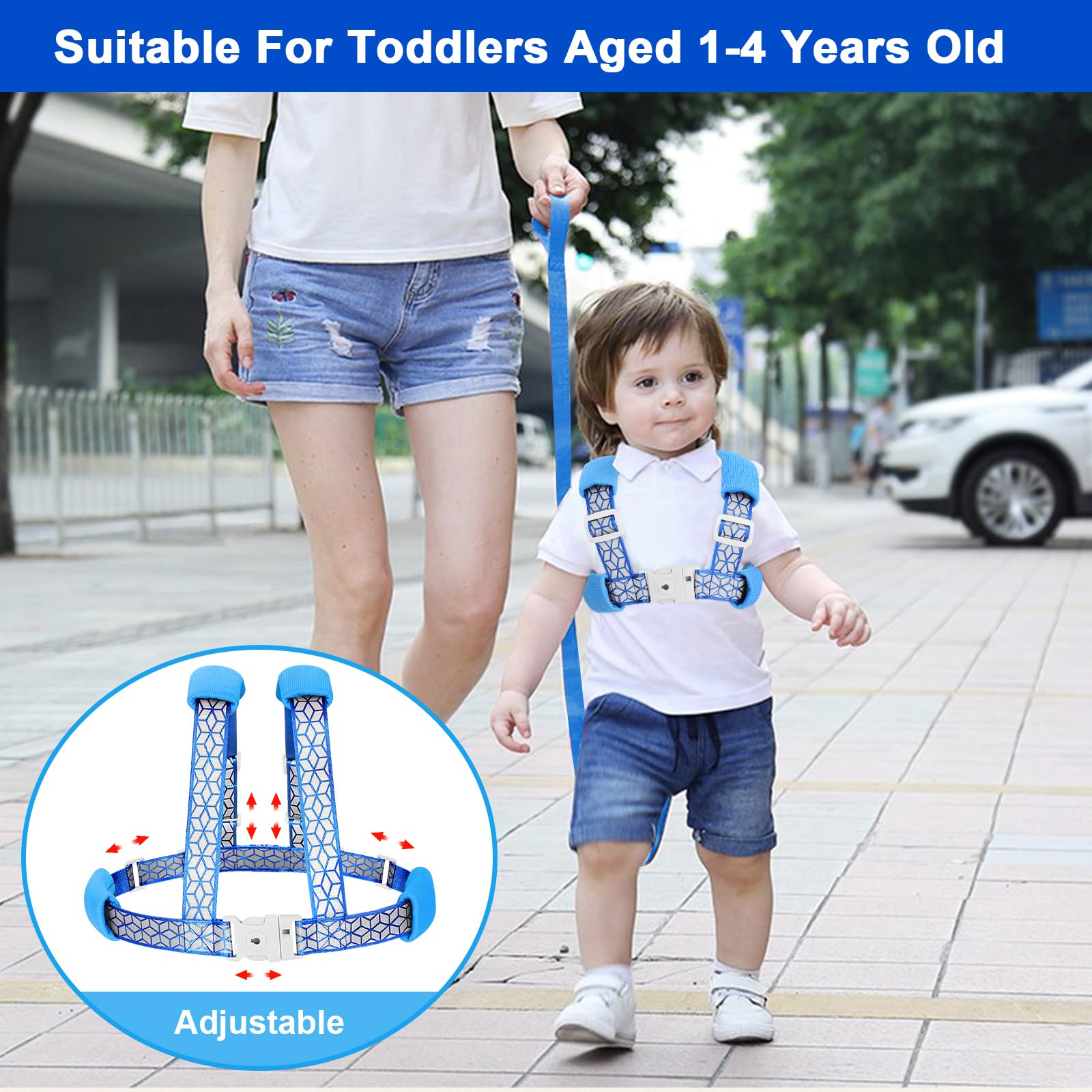 Accmor night reflective belt helps you spot your child in low light environments.