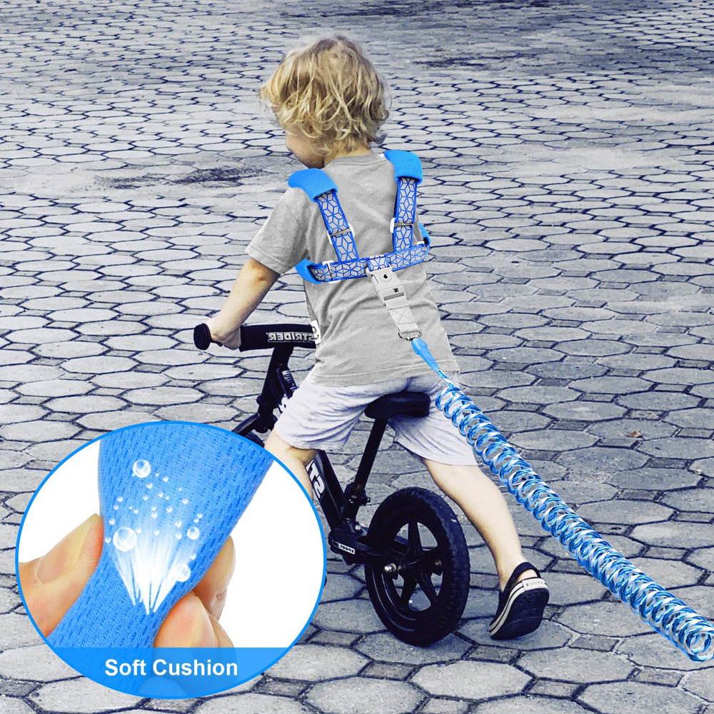 Accmor 3in1 harness modes for wearing as leash, anti-lost link, or duo wrist setup.