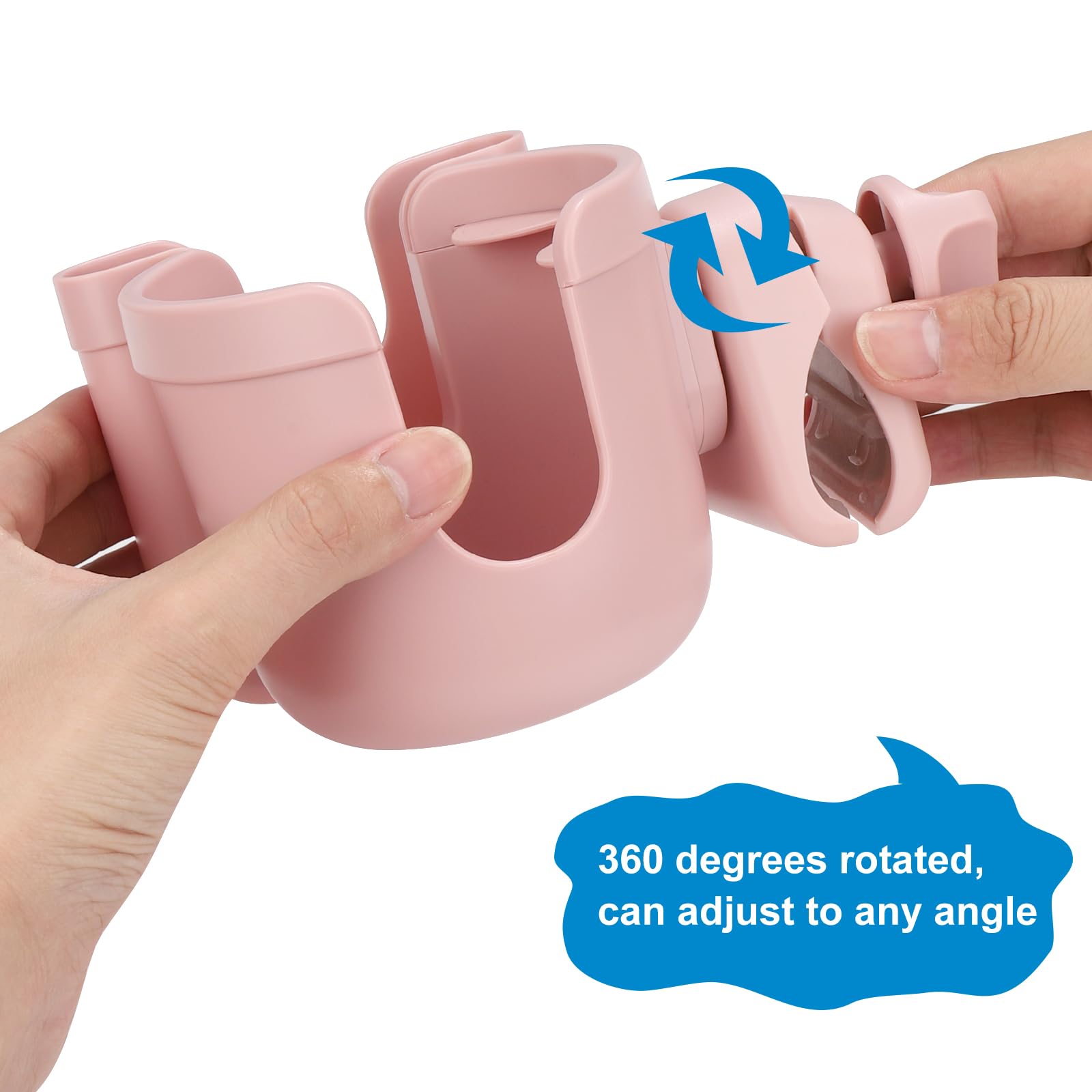 Accmor durable ABS plastic construction for long-lasting stroller accessories.