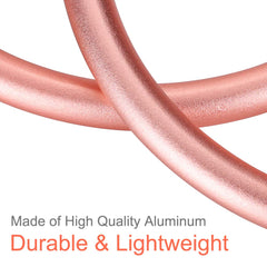 Accmor aluminium ring 3 inch rose gold demonstrates DIY personalization for sling fabrics